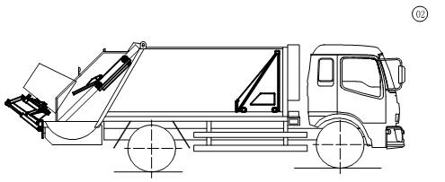 后裝壓縮垃圾車使用說明書及結(jié)構(gòu)說明圖