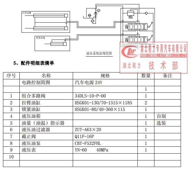 勾臂（車型可卸式垃圾車）使用特點(diǎn)說(shuō)明