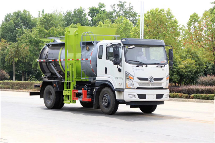 東風(fēng)專底7噸餐廚垃圾車多方位圖片二