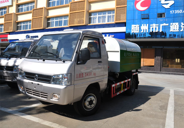 國五凱馬車廂可卸式垃圾車多方位圖片一