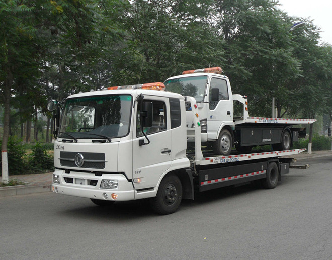 國五東風(fēng)天錦一拖二清障車多方位圖片三